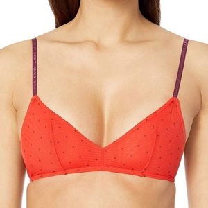 DKNY Logo Mesh Wire-free Bralette